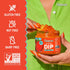 (2 Pack) Hummus Growee Vegan Red Pepper Dip | Alternative to Queso & | Dairy-Free, Nut-Free & Gluten-Free Plant-Based
