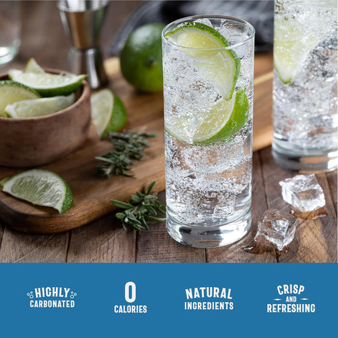 8.2oz (24 pack) Owen's Club Soda, Premium Cocktail Mixer Made with Pure Pacific Sea Salt - Cans