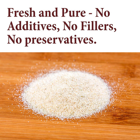 The Spice Way Onion Granules, Domestic Granulated Onion (8 oz), Coarse Powder Grown in the US