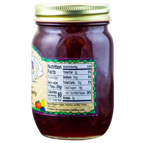 18oz (Pack 2) Amish Wedding Sour Cherry Jam