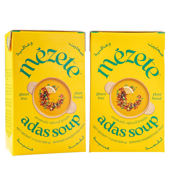 Mezete Traditional Middle Eastern Soup | Adas Lentil Soup | Plant-Based |