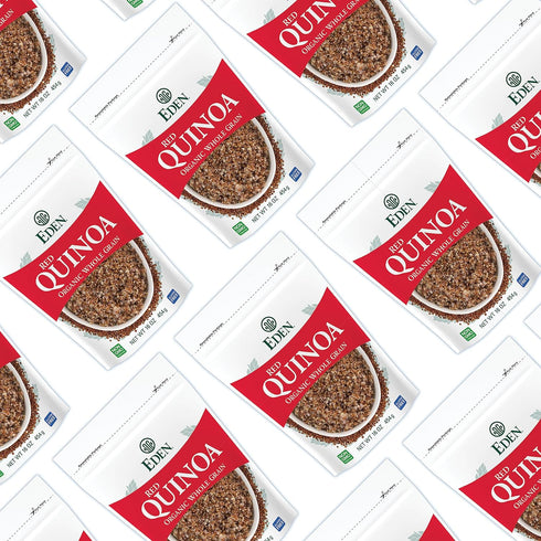 16 oz Eden Organic Red Quinoa, Bag, Imported, Andean