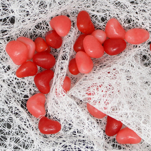 (11 oz) Red Heart-Shaped Jelly Beans Sweet & Sour Valentines Candy Party Favors & Wedding Treats