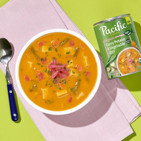16.3 Pacific Foods Organic Potato Vegetable Curry Soup, Ounce