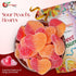 Gummy 3 Gummies NY Spice Shop Peach Hearts Candy - Pound Peach Flavored Heart Shaped Candy - Sweet Peachy for Holidays