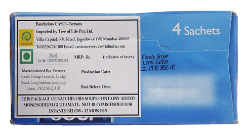 Batchelors 4 93 (Pack 9) Cup a Soup Tomato Sachets g