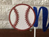 Red and Blue Baseball Cake Topper, One Rookie of The Year 1st Birthday Cake Topper for Baseball Theme Supplies