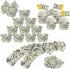 The DaPai 48Pcs 100 Dollar Bill Cupcake Wrappers and Toppers Set Currency Symbol Cupcake