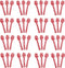 Spoons SAVYT Candy Cane Peppermint Edible - Hot Chocolate & Coffee - Bulk