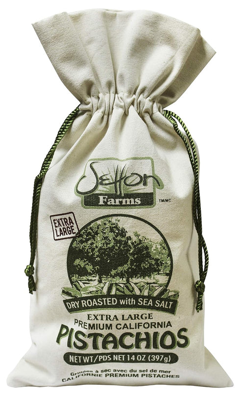 Setton Farms Premium California Pistachios Dry Roasted with Sea Salt Burlap Large