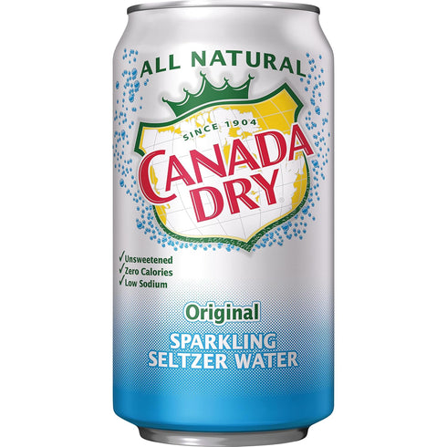 12 oz 12 pack Canada Dry Original Sparkling Seltzer Water, fl cans
