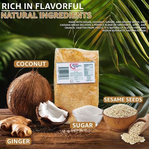 100% AYISYEN Haitian Cassava from Cap Haitian - Sugar/Sucre