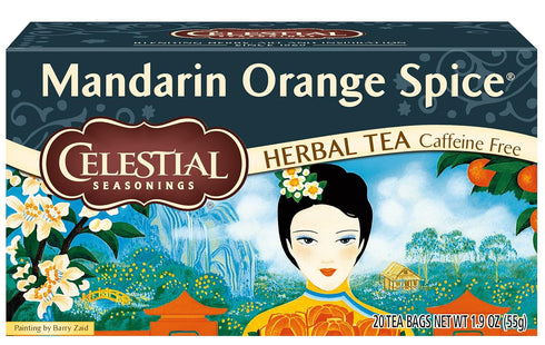 Celestial Seasonings Mandarin Orange Spice Herbal Tea, 20 Count