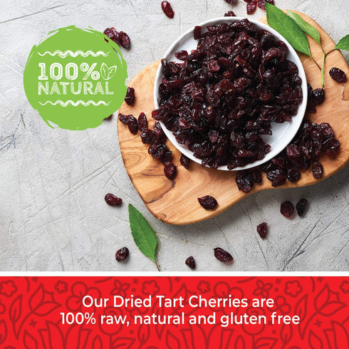 (1lb) Herbaila Dried Cherries Tart Cherry, Montmorency Tart Cherries, Dried Sour Cherries Fresh, Montmorency Dried Tart