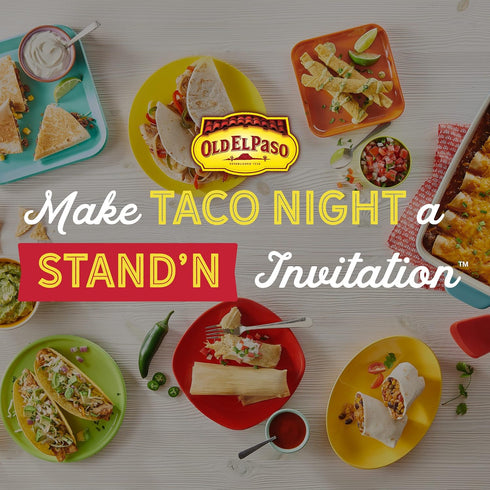 12 11.4 oz Old El Paso Hard and Soft Taco Dinner Kit, Meal Prep, Ct