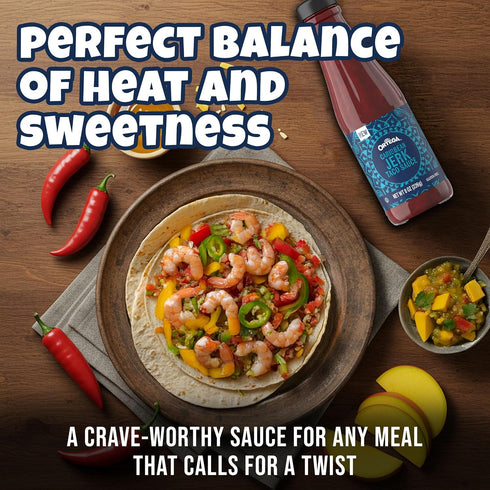 8 Ortega Caribbean Jerk Taco Sauce, Sweet and Spicy Sauce and Marinade, Ounce