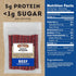 Old Wisconsin 14 Package Beef Sausage Snack Sticks, Naturally Smoked, Ready to Eat, High Protein, Low Carb, Keto