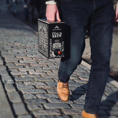 1 Afficionado Coffee Roasters | Magical Cold Brew | Gallon | Bag in Box | Single Origin Peruvian Coffee | Medium Roast