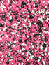 Elegant Pink Black White Classic Edible Jimmies Confetti Sprinkles for Cake Cookie Cupcake Decoration - 4oz