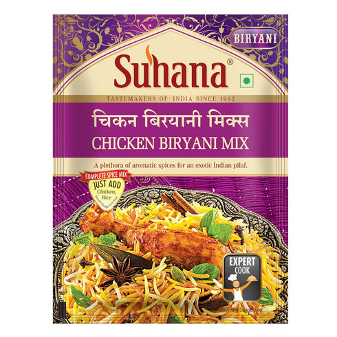 Suhana Pack 4 4 8 of Butter Chicken Mix & Chicken Biryani Easy to Cook - Combo