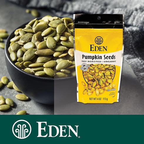 Eden Organic Dry Roasted Pumpkin Seeds, 4 oz