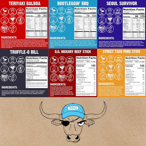 Pack Pack 6 Pack Righteous Beef Jerky Variety Gift Basket - Great Gifts for Men | Gluten Free, High Protein Healthy