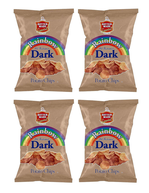 Better Made Rainbow Old Fashioned Dark Potato Chips - (4) x 7.5oz