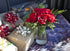 KaBloom Merry Red Roses - Fresh Floral Arrangement with Vase