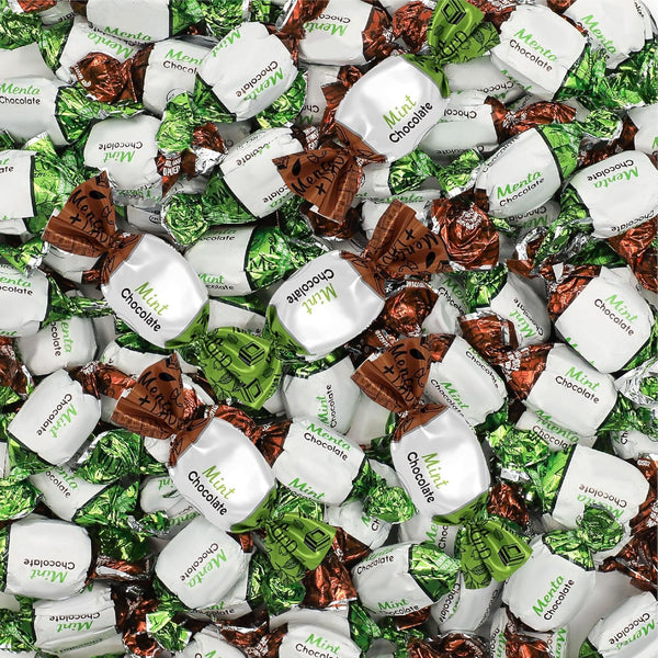 Arcor Chocolate Filled Mints Candy | 2 Pound Bag | Individually Wrapped