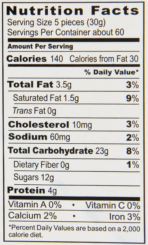 45 60-Ounce Roland Foods French Eventails, Degree Fan Wafers, Sourced in the USA, Tin