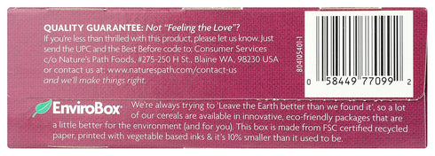 14 Natures Path, Cereal Flax Plus Raisin Bran Organic, Ounce