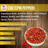 4oz Dried Chiltepin Peppers (Chile Tepin) Bag - Great For Use with Seafood, Sauces, Stews, Salsa, Meats. Very Hot