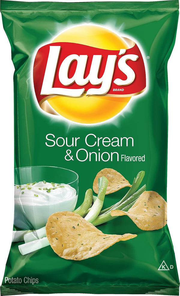 Lay's Sour Cream and Onion Potato Chips, 9.75 Ounce