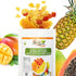 2 Lbs Anna and Sarah, Unsulphured Tropical Dried Fruit Mix Pineapple Tidbits, Mango Slice and Papaya Chunk, Un Non GMO