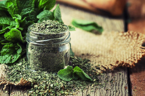 1LB (16Oz), 200+ 1 lb. Peppermint Tea Cut & Sifted | STRONG & FRESH | Non-irradiated, Cups, Peppermint Loose Leaf