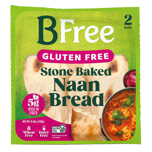 8.46 OZ 2 (Pack 3) BFree Stone Baked Original Naan Breads, - Naans