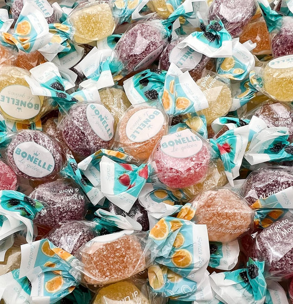 Bonelle Sugar Free Fruit Jelly Candy | 1 Pound Bag | Individually