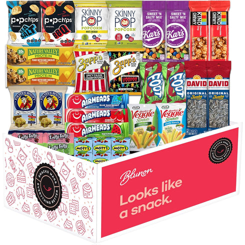 Pack Package (30 Count) Gluten Free Snacks Variety - Healthy Snack Box Care - Bulk Assortment