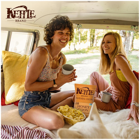 Chips,7.5 Oz,(Pack 2) Kettle Brand Potato Chips,Honey Dijon Kettle