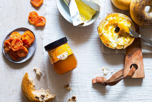 11.64 oz (3 Pack) 50% Tuscanini Premium Italian Apricot Preserves, Jar Real Fruit | Spreadable Fruit Jam | No High