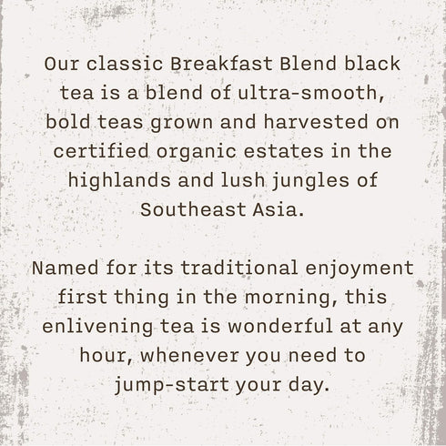 Allegro Coffee 20 Count Allegro Tea, Tea Bags, Organic Breakfast Blend