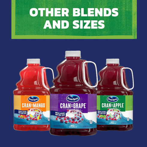 101.4 Oz (Pack 1) Ocean Spray Cran-Apple Cranberry Apple Juice Drink, Fl Bottle