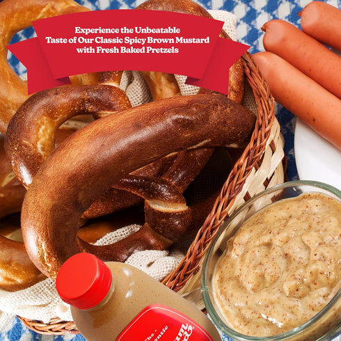12oz (Pack 2) The Authentic Stadium Mustard. From Cleveland's Famed Municipal Stadium. A Tailgate Party Must Have! This