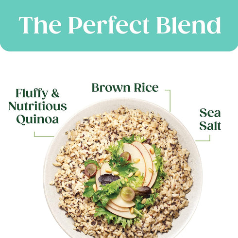 8.5 oz SEEDS OF CHANGE Organic Quinoa & Brown Rice with Sea Salt, Organic Food, Pouch