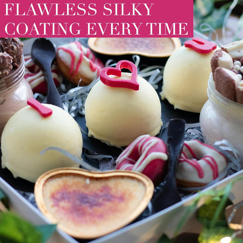 Swisense 2 Lbs| Packaging Premium Italian White Melting Chocolate Candy Melts | White Chocolate Melts GMO and Gluten