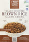 One Degree Organic Foods Sprouted Brown Rice Cacao Crisp, 10 Ounce (Pack