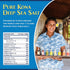 1lb. 100% Pure Kona Deep Sea Salt Medium Grind Bag - Gourmet Crystals Pure and Premium Hawaiian Kona Deep Sea Salt