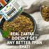 Jerusalem Zaatar Spice Mix Jar by Julian’s Valleys | Natural Herbs and Pure Sumac | 4OZ Jar