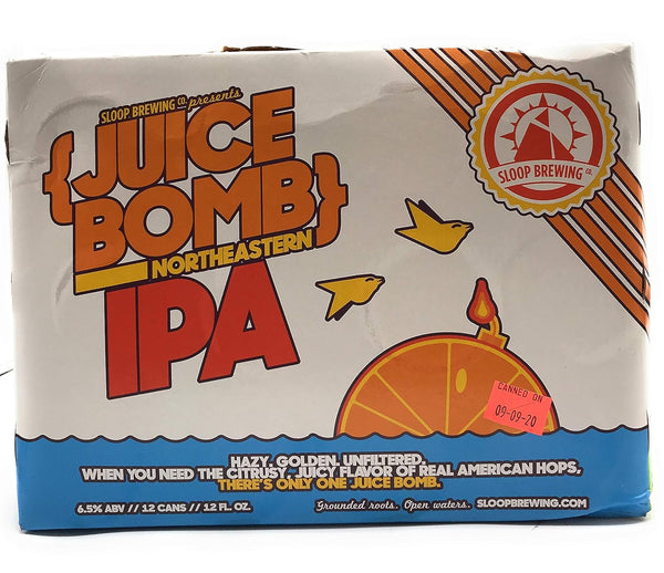 Sloop Brewing Co , IPA Neck Juice Bomb, 12pk, 12 Fl Oz Cans, 6.5% ABV