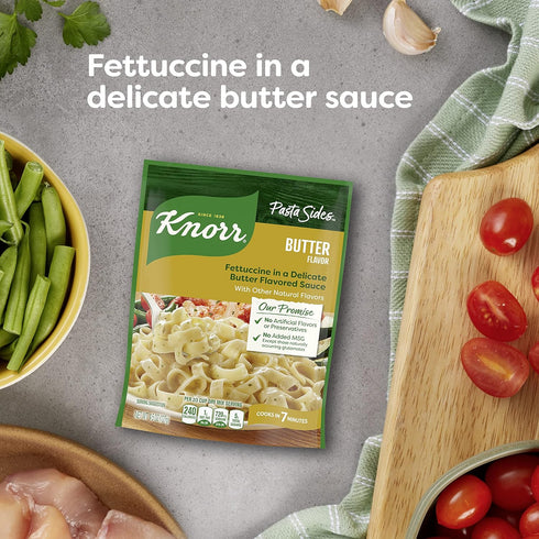 4.5 oz (Pack 8) Knorr Pasta Sides Pasta Sides Dish, Butter